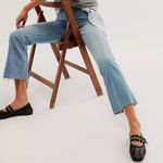 Free People NWOT Gemini Ballet Flats in Black Photo 0