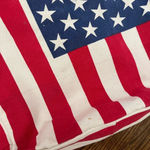 American Flag Canvas Tote with long strap Blue Photo 4