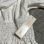 Urban Romantics  white eyelet smocked crop top size XL Photo 5