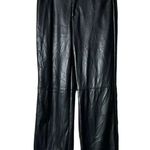 SheIn Faux Leather Stretch Straight Leg Pants Trousers - Petite Small Photo 0