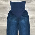 Spanx ‎ Mama Ankle Jean-ish Leggings Blue Maternity Pants Size Small Photo 2