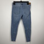 Aeropostale  Distressed Skinny Denim Jeans Womens 6 Short Blue Raw Hem‎ Low Rise Photo 1