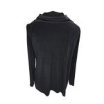 Chico’s Traveler Black Zip Front Top Size 2 Excellent Size L Photo 3