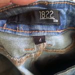 1822 Denim  Womens Adrianna Skinny Jeans Size 4 Blue Medium Wash Distressed Photo 3