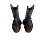 J. Renee Larch Leather Ankle Boots Copper Brown Studded Zip Heel Bootie Size 8.5 Photo 5