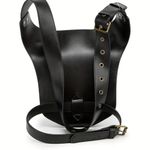 Gothic Waist Bag, Faux Leather Black Photo 2