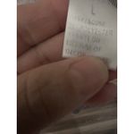 THML  Sweater Size Large Puff Sleeve Gray Metallic Preppy Timeless Turtle Neck Photo 3