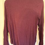Aerie Real Soft Maroon Long Sleeve Tee Photo 2