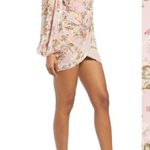 Lavish Lice LAVISH ALICE Floral Long Sleeve Open Back Chiffon Minidress Size US/6 Photo 2