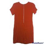 Olivaceous  Burnt Orange Short Sleeve Sheath Dress Size S Photo 1