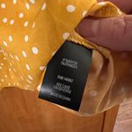 Torrid  Yellow White Polka Dots Dot Babydoll Tank Top Shirt Sleeveless Size 1 NWT Photo 7