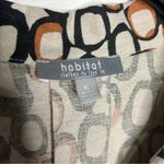 Habitat ‎ inner circle statement blouse linen cotton blend women’s size XL Photo 2