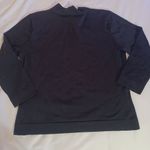 Talbots womens black Medium Petite long sleeve rayon blend vneck shirt. Photo 5