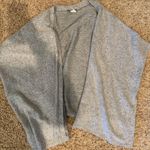 Cherish Gray Poncho Sweater Photo 0