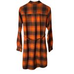 Toad & Co  Re-Form Plaid Flannel Shirtdress Western Cowgirl NWT XS Monarch T1781908 Photo 8