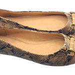 Kelly & Katie Wendie Snakeskin Print Ballet Flats – Women's Size 8.5M Photo 0