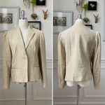 Vintage 70s Jean Nicole Natural Nubby Blazer M Tan Size M Photo 1