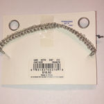 American Eagle AE Silver Tone Lock Key Feather Charm Bracelet Photo 1