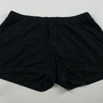 Old Navy  Black Linen Blend High Rise Pull On Shorts XL Photo 0