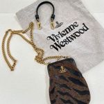 Vivienne Westwood NWOT Authentic black in tiger chain purse/wallet Photo 0
