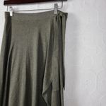 Susina Womens Skirt Size XS Hunter Green Wrap Knit Draped Soft Maxi Tie Waist Photo 6