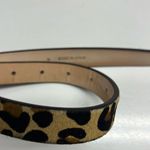 Royal Albartross Women’s Leopard Animal Print Hair Textured Adjustable Belt Med Brown Photo 6