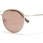 joe's jeans Gold Round Sunglasses NWT Photo 1
