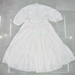 Amanda Uprichard  Saffron Midi Dress In White Photo 8