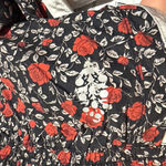 Free People Overtime Printed Pants Black Size M Photo 5