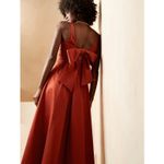 Banana Republic NEW NWT Smocked Apron Dress Crimson Red Size 6 / Small Photo 1