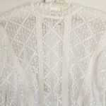 Free People Intimately  Goldie Lace Bodysuit Ivory White Lined Women's Sz  Small Photo 4