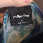 Wallpapher  Floral Tank Top, Gray, Blue, Large Photo 2