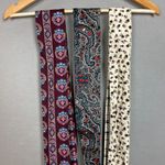 Vintage 70s Chessa Davis Belt Set of 3 Belts Retro Tie Fabric Women Floral Plaid Blue Photo 8