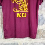 Nike Dri-Fit Women's Burgundy "Dream Big" College World Series 2019 Tee Shirt L Photo 10