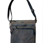 Cochoa “cognac crazy horse” lleather crossbody Brown Photo 0