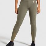 Gymshark Dreamy Mesh Leggings Olive Green High Waist Leggings Medium Photo 6