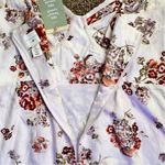 H&M  x Brock Collection Bustier Corset Sweetheart Floral Dress Size Large Photo 9