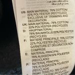 Adidas Crop Sweatshirt NEW Pullover Zip Up Black White Medium Photo 9