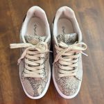 Qupid Snakeskin Platform Sneakers Photo 4