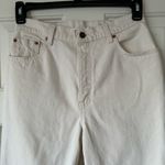 Levi's 551 Jeans White Denim 10 Med Relaxed Fit Vintage 1990's USA Women’s Photo 1