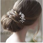 NEW Bride Wedding Hair Comb Delicate Crystal Accessories(Gold) Gold Photo 1