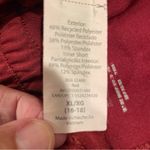 Avia Women’s Activewear Shorts Size XL Biker Short Lined Burgundy Running Red Photo 5