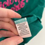 Victoria's Secret VICTORIA’S SECRET VS Tee-Jama Green Pink Graphic Tee T-Shirt Pajama SHIRT ONLY Photo 10