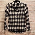 Gap picnic plaid long sleeve flannel S roll up tab Photo 0