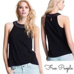 Free People  Beaded High Neck Tank Top Photo 1