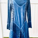 Maloka Unique Artsy Dress Blue Size 6 Photo 3