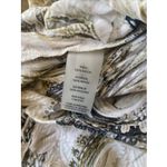 Calvin Klein Womens 10 Tan Paisley Sleeveless Smocked Knee Length Dress Church Photo 6