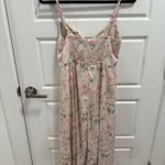 Abercrombie & Fitch Abercrombie Twist Front Floral White Midi Dress Photo 5
