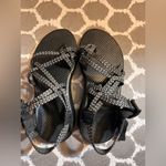 Chacos Chaco Black and Gray Women's Sandals strappy toe boho activewear athleisure Photo 10