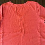J.Jill  Women’s Shirt Size Large Orange 100% Pima Cotton Elbow Sleeve Tunic Top Photo 9